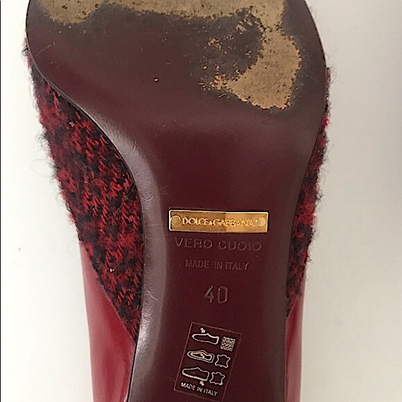 Dolce & Gabbana Boucle and Leather Pumps - Picture 7 of 7